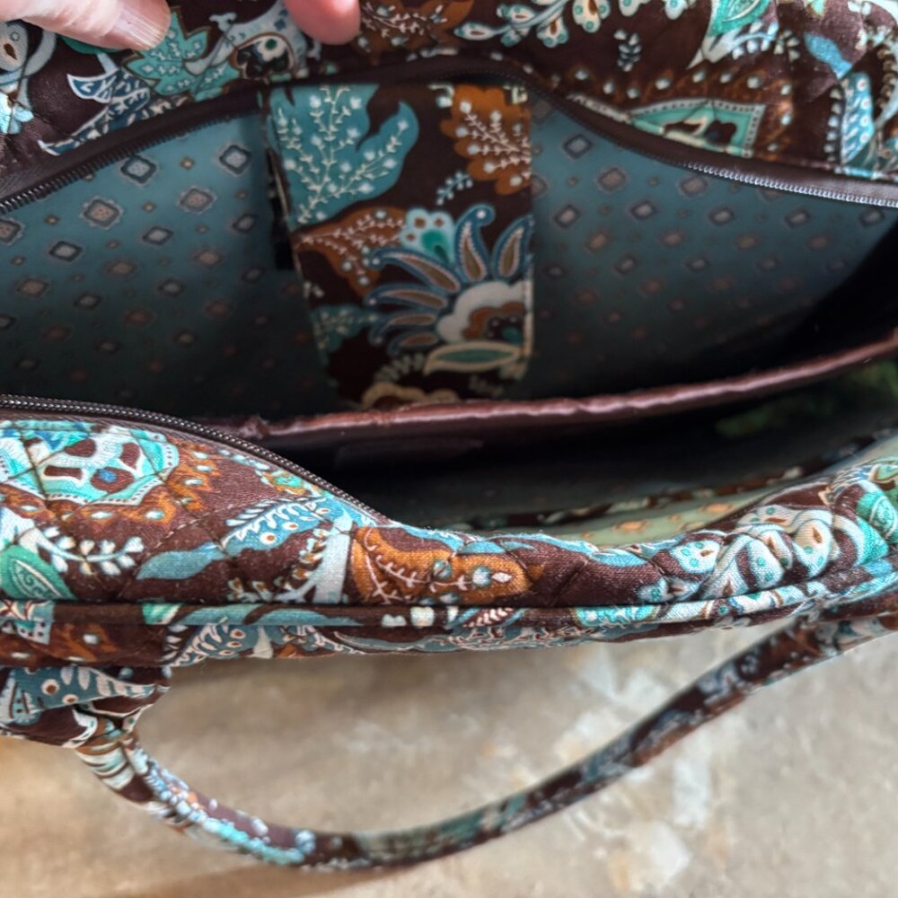 Retired Vera Bradley Laptop Bag Paisley - Picture 7 of 14